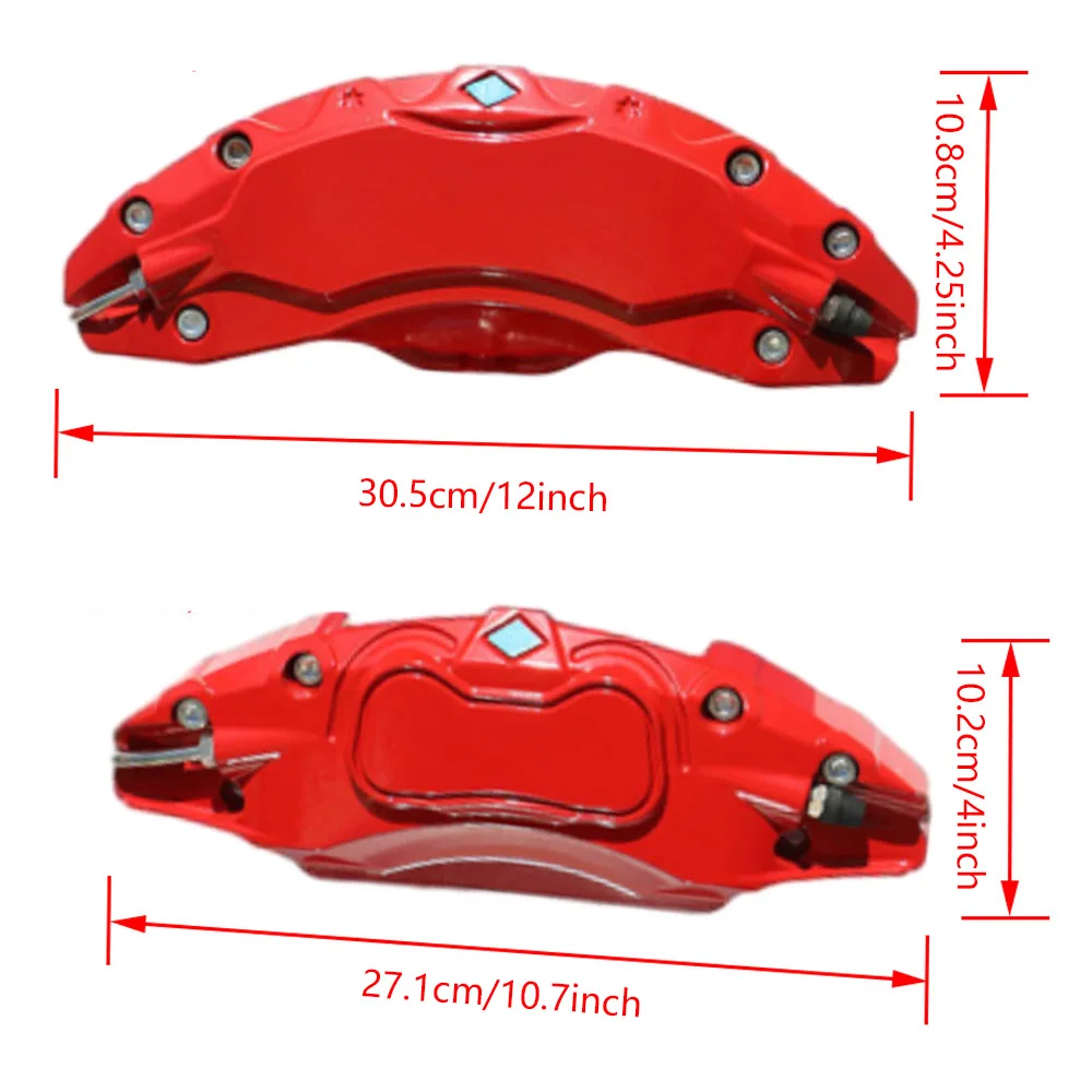 4Pcs Auto Caliper Cover Fit For 2021-2024 Tesla Model Y Caliper Covers Aluminum Alloy 19/20 Inch Wheel Hub