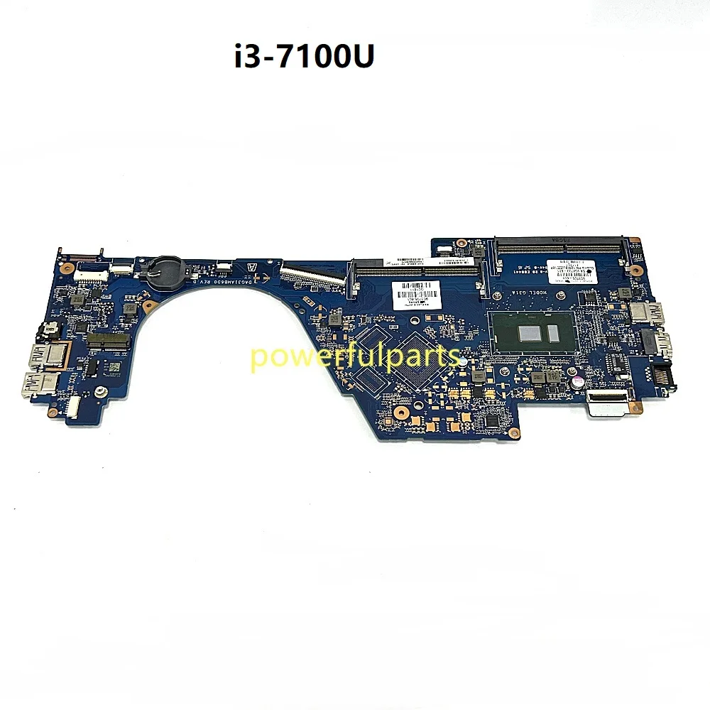 

Для материнской платы HP Pavilion 14-AL 903705 -001 DAG31AMB6D0 i3-7100U Встроенный процессор работает хорошо