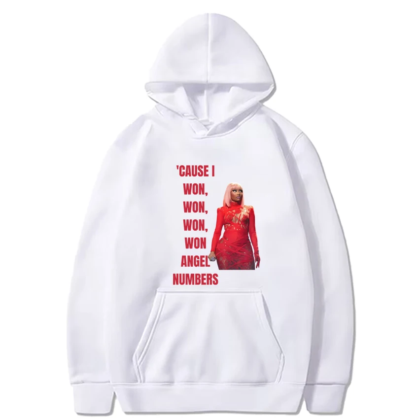 Rapper Nicki Minaj Barbie Dangerous music print Hoodie 2024 Men Women Fashion Y2k streetwear Unisex Fleece Long sleeve pullover