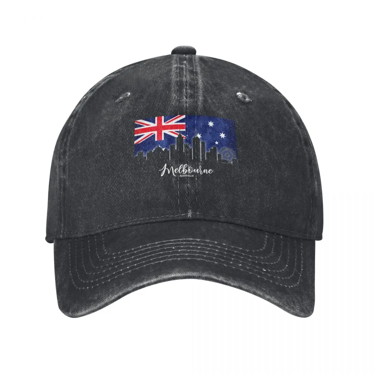 My city from Australia, Melbourne, Victoria Baseball Cap Military Cap Man Gentleman Hat Caps Male Women's