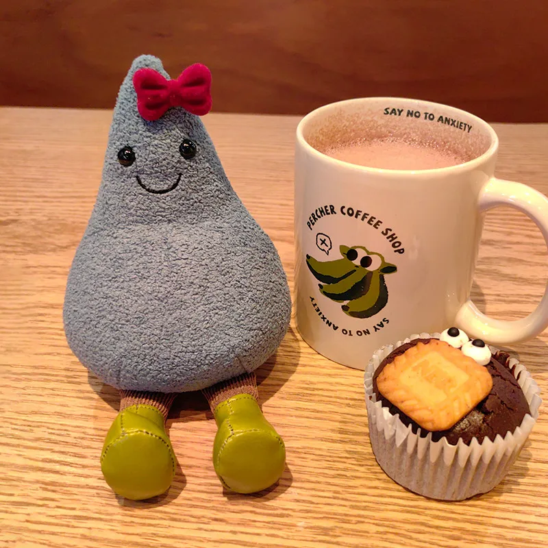 크리 에이 티브 만화 시뮬레이션 물방울 모양 플러시 베개 귀여운 인형 봉제 인형 애니메이션 소프트 키즈 장난감 홈 장식 소녀 선물