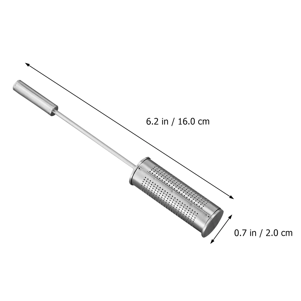 

2pcs Stainless Steel Fine Mesh Kitchen Barware Tea Leaf Teaware Filter Tea Leaves Strainer Filter Infuser Set