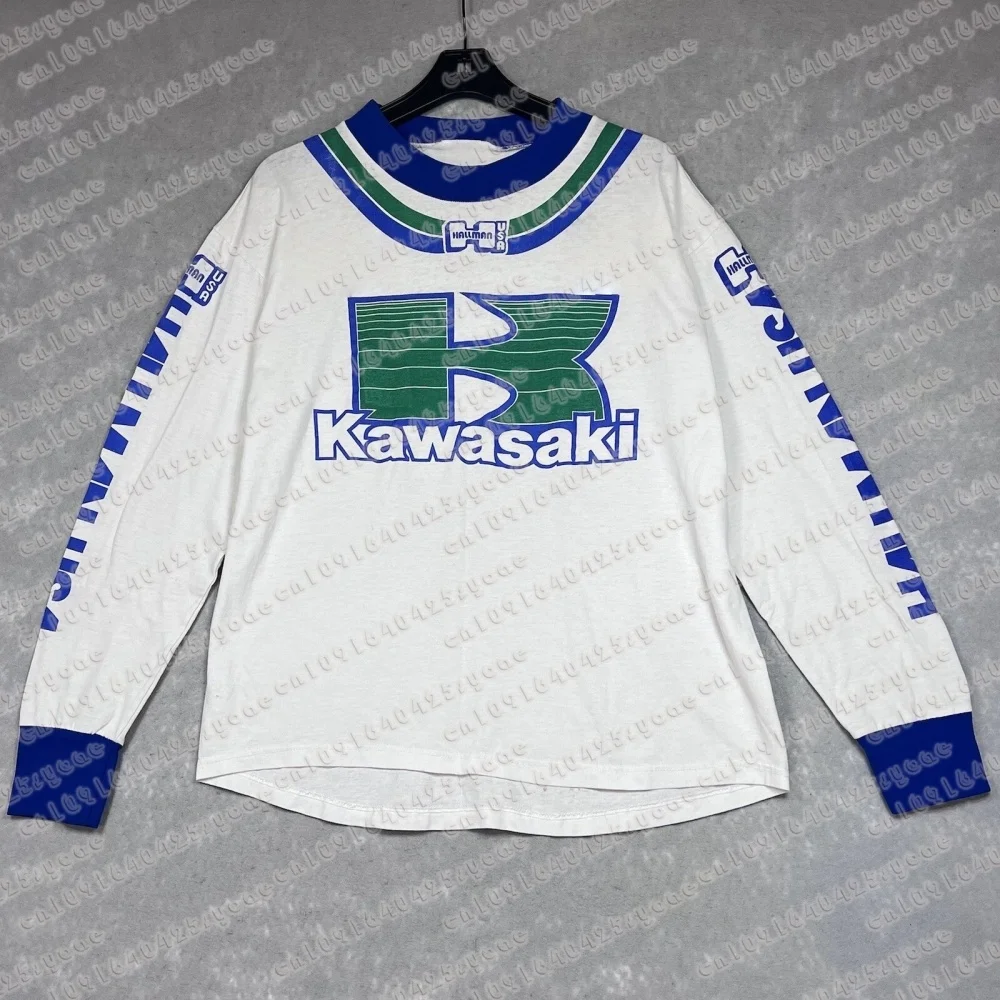 

Kawasaki Summer Motocycle New Quick drying Breathable Fashion Adult and Children's Mountain Off road Riding Long Sleeve Clothing