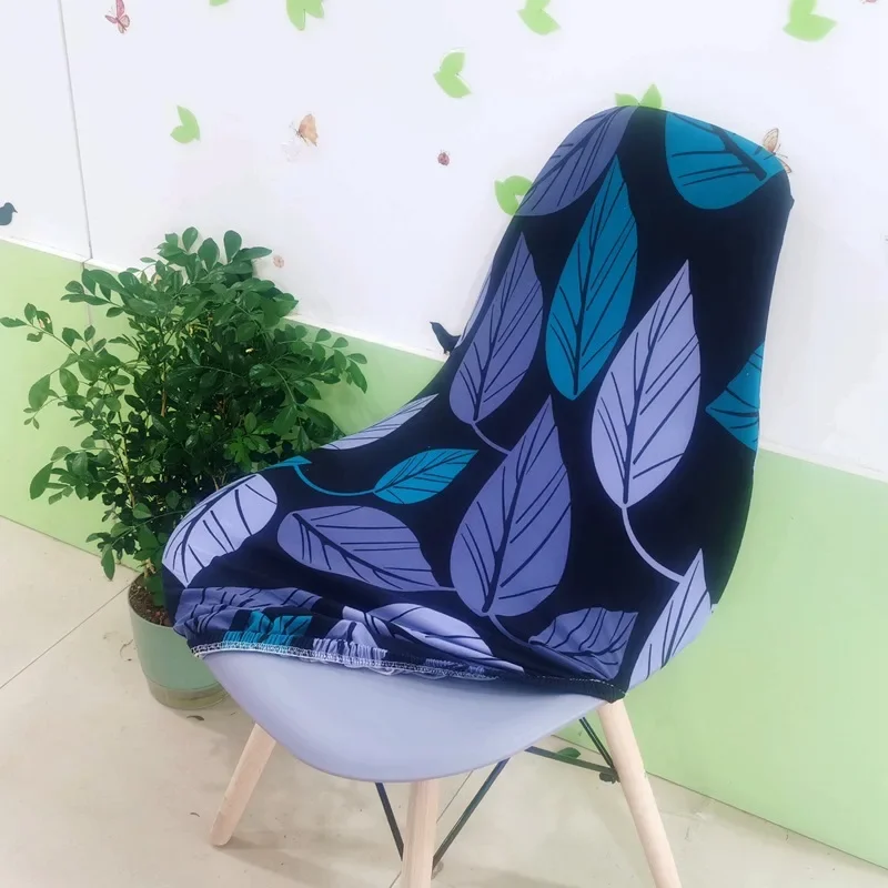 Elastic chair cover with printed Imus chair cover, restaurant kitchen elastic  with printed flower