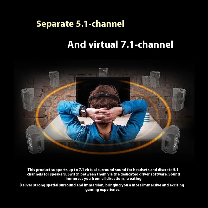 Scheda audio Creative Sound Blaster ZSE, streaming live di celebrità di Internet, giochi di fascia alta integrati, pollo commestibile, computer desktop