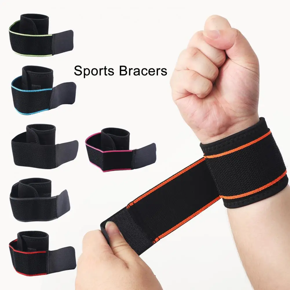 

1Pc Sport Wristband Adjustable Elastic Band Breathable Pressurization Wrist Support Brace Gym Training Wrist Support Brace Strap