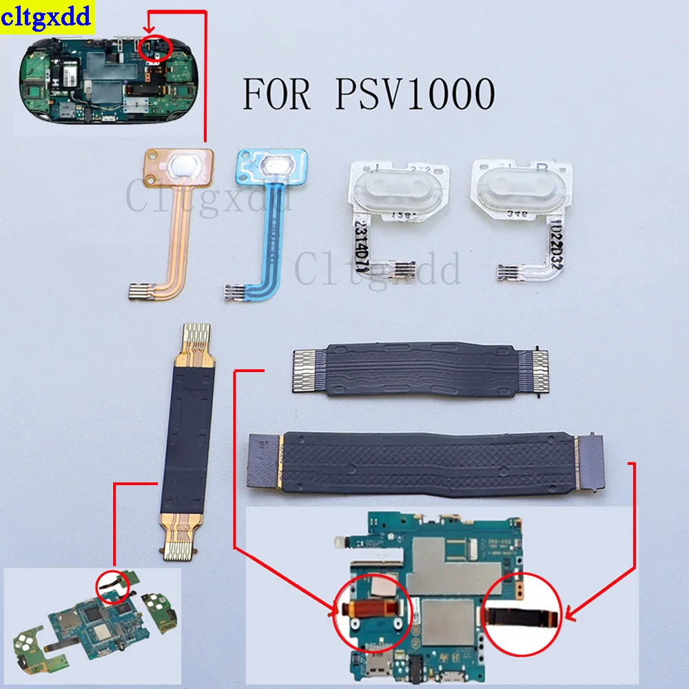 cltgxdd 1piece  FOR PS Vita 1000 PSV1000 power switch LR flexible cable 3G card slot button ribbon cable replacement