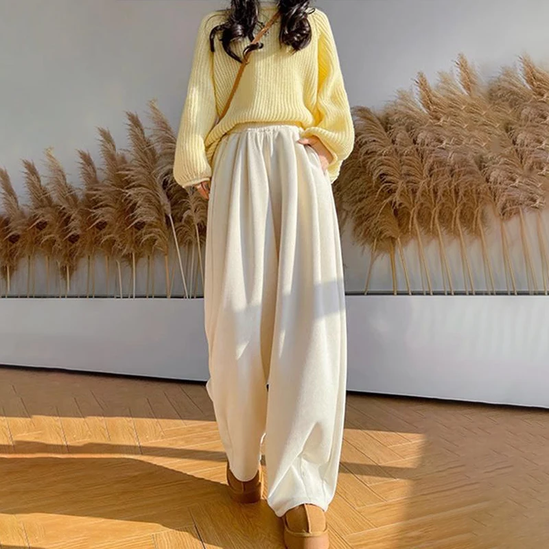 

New High-Waisted Looseslimlazy Casual Yamamoto Pants Wide-Leg Pants For Women