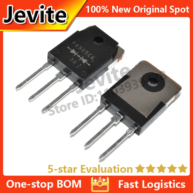 

Jevite 100% New Original electronics Controller 10-50 units/lote PA905C6 TO-3P 600V 20A Triode transistor