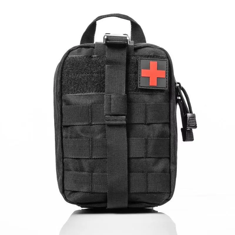 

Военная тактическая медицинская аптечка MOLLE-совместимая сумка первой помощи для походов на открытом воздухе, камуфляжная поясная сумка для выживания, сумка для крепления