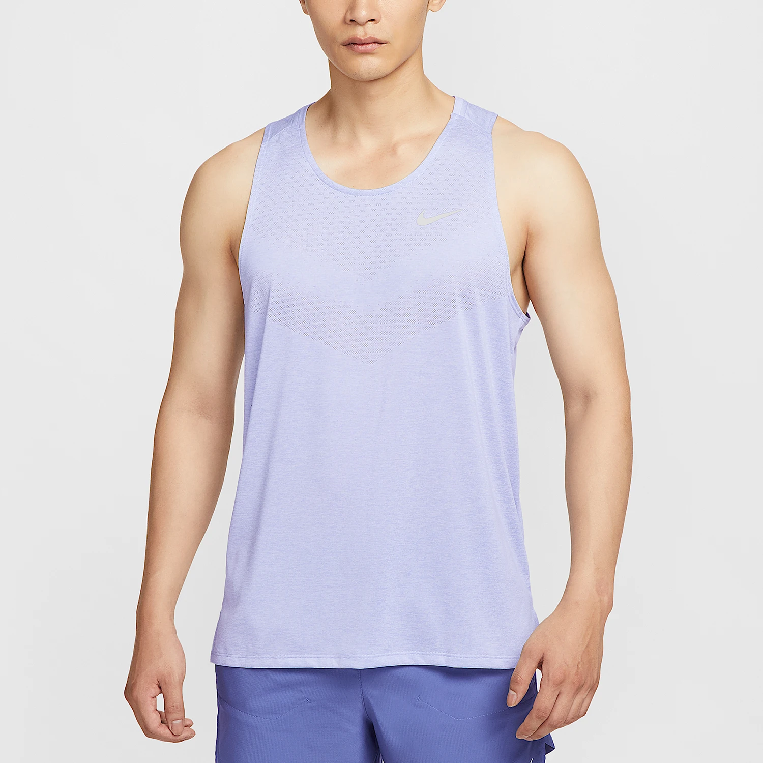 

Nike Authentic Dri-FIT Men's Lightweight Breathable Running T-Shirt Vest HV5211-057