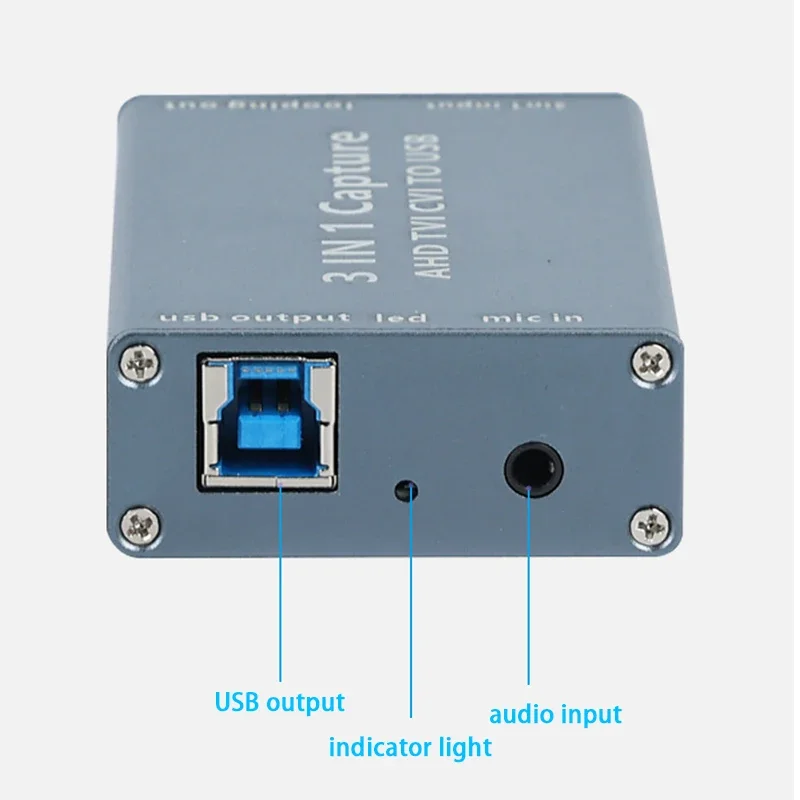 Imagem -02 - Suporte de Cartão de Captura de Vídeo Loop Out em Ahd para Usb 3.0 1080p hd 60fps Gravação de Vídeo Tvi Cvi