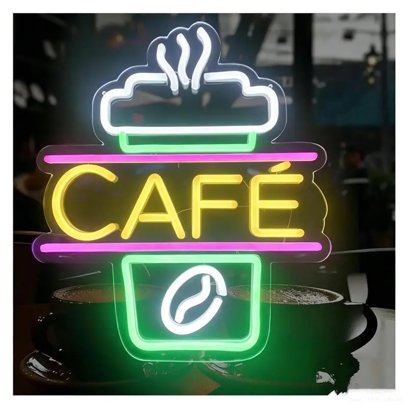 enseigne-neon-«-cafE-»-avec-design-tasse-de-cafe-vapeur-et-grains-de-cafe-alimentee-par-usb