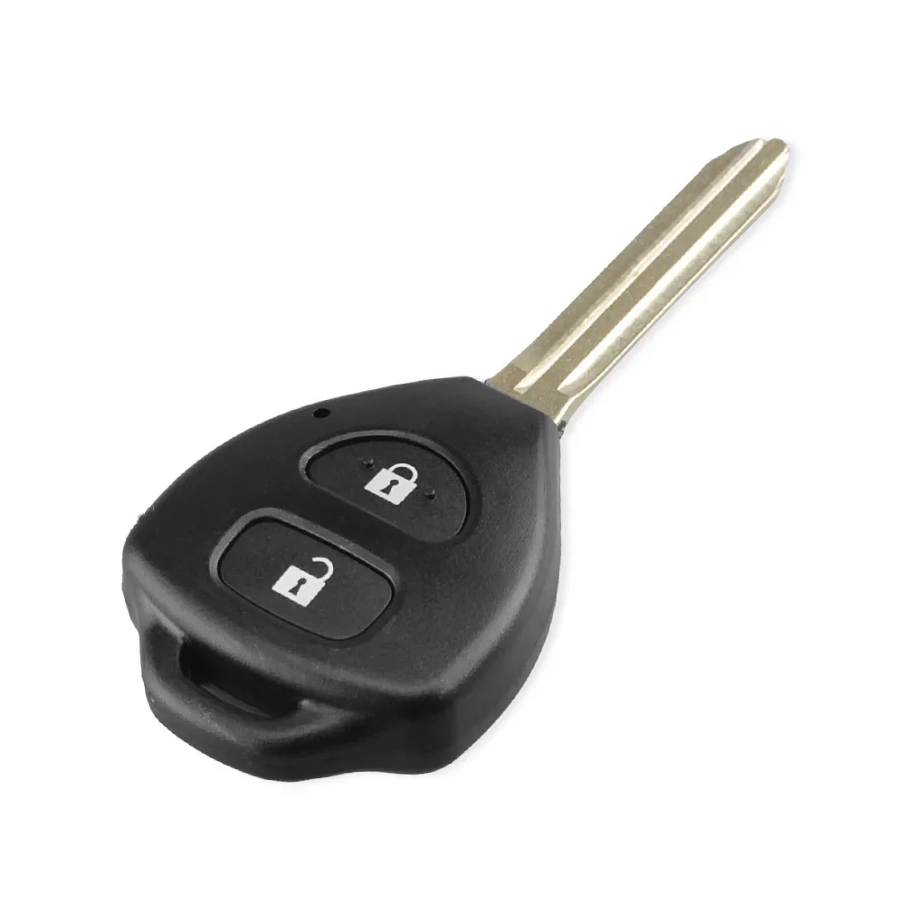 KEYYOU-carcasa para mando a distancia de coche, 2, 3 y 4 botones, para Toyota Camry, Corolla, Avalon, Venza, 2007, 2008, 2009, 2010, 2011, 2012,