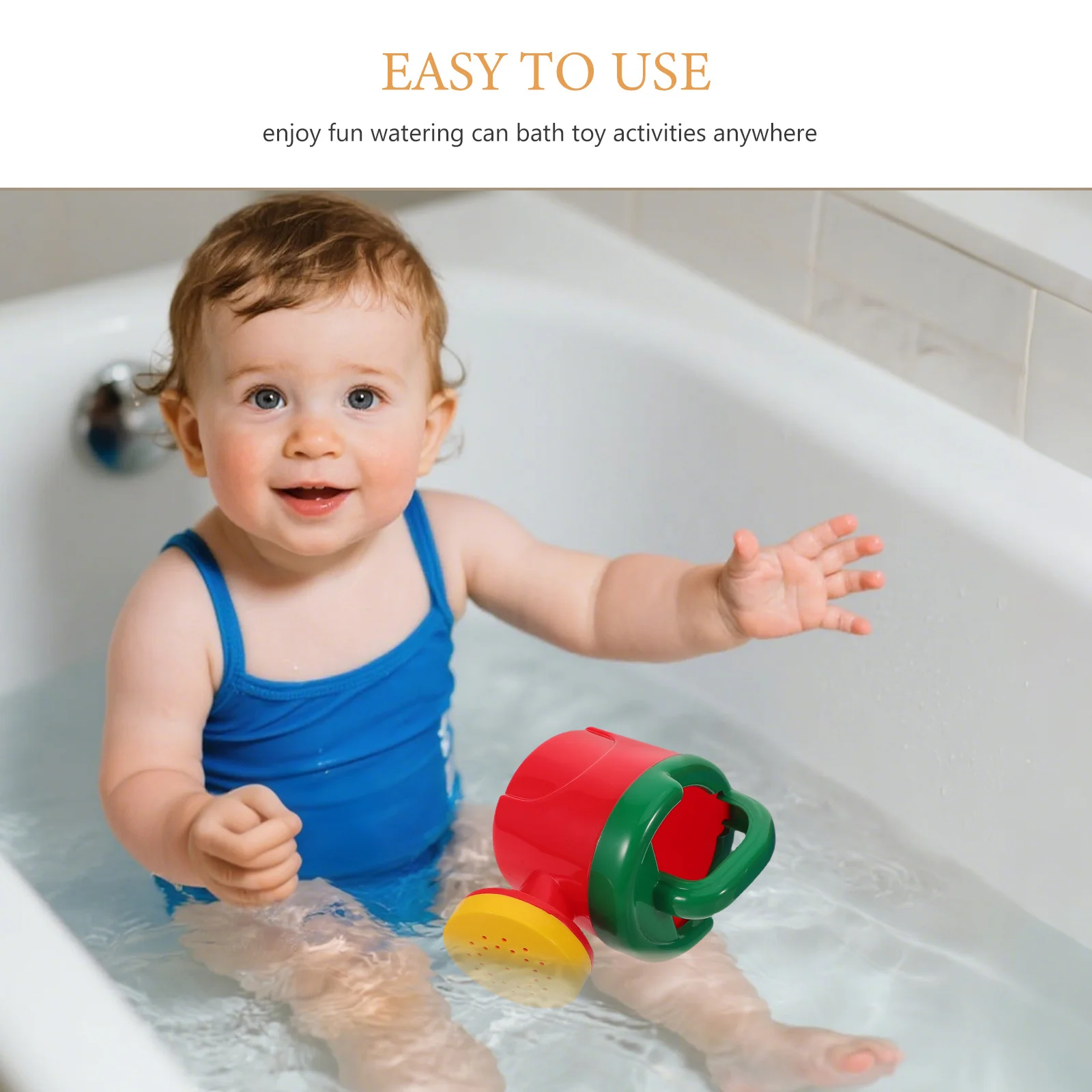 2 قطعة مسقاة الأطفال بخاخ حمام بلاستيكي صغير للأطفال الصغار متعة وقت الاستحمام التفاعلي تجربة ألعاب مياه الاستحمام #5