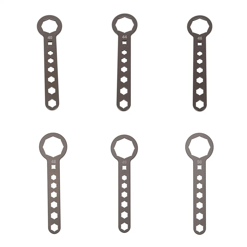 

Ключ для крышки вилки 40 мм/41 мм/45 мм/46 мм/48 мм/50 мм с 8-угольным гаечным ключом для амортизатора, инструмент для ремонта