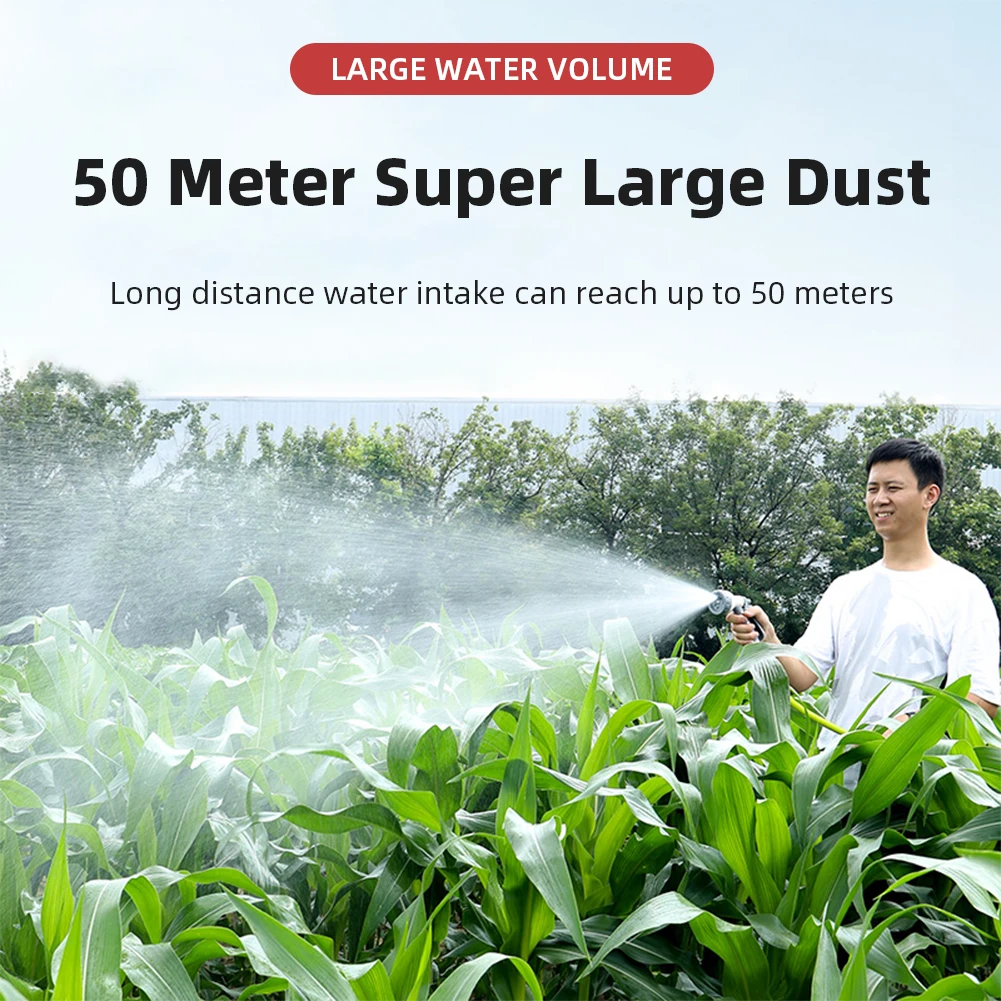 مضخة حوض كهربائية مضخة سقي حقل الخضروات الريفية القابلة لإعادة الشحن مضخة حوض كهربائية ليثيوم للري الزراعي في الهواء الطلق