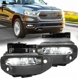 Applicable to 19-22 Dodge RAM 1500 Halogen fog light set day running light front bar anti-fog light
