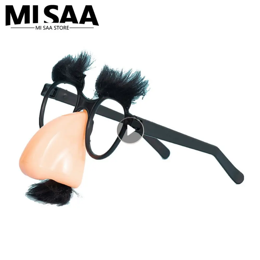 Halloween Disguise Glasses Creative Nose And Mustache Glasses Funny Adult/Children Big Nose Tricky Props Festival Party Supplies