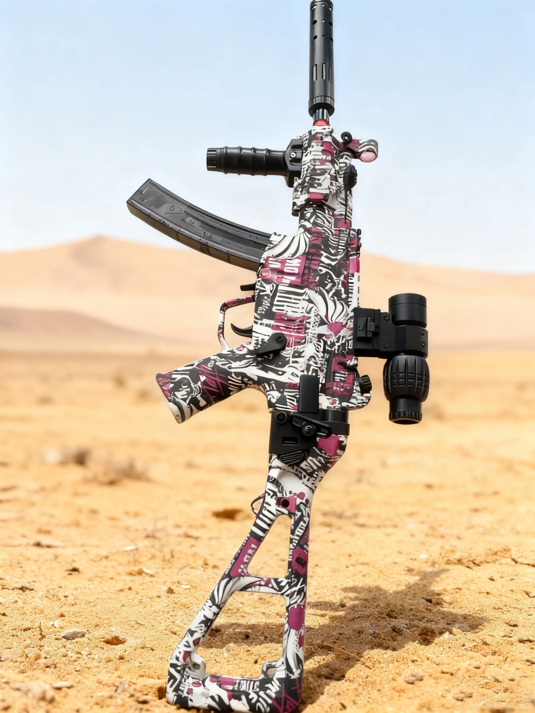 ปืนเจล MP5K ของเล่น- ของขวัญสุดพิเศษสำหรับผู้ใหญ่และวัยรุ่น |   โหมดไฟฟ้าและโหมดธรรมดา ระยะ 20-35 เมตร |   กิจกรรมสร้างทีมกลางแจ้งที่ปลอดภัย