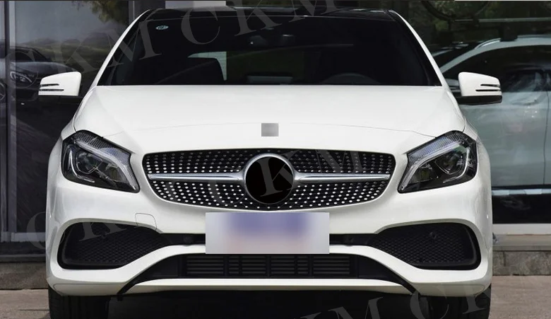 D نمط سيارة الجبهة سباق الشوايات الجبهة مصبغة الجسم أطقم لمرسيدس بنز A الفئة W176 A45 GT GTR A45 A180 A200 A260 2013-2018