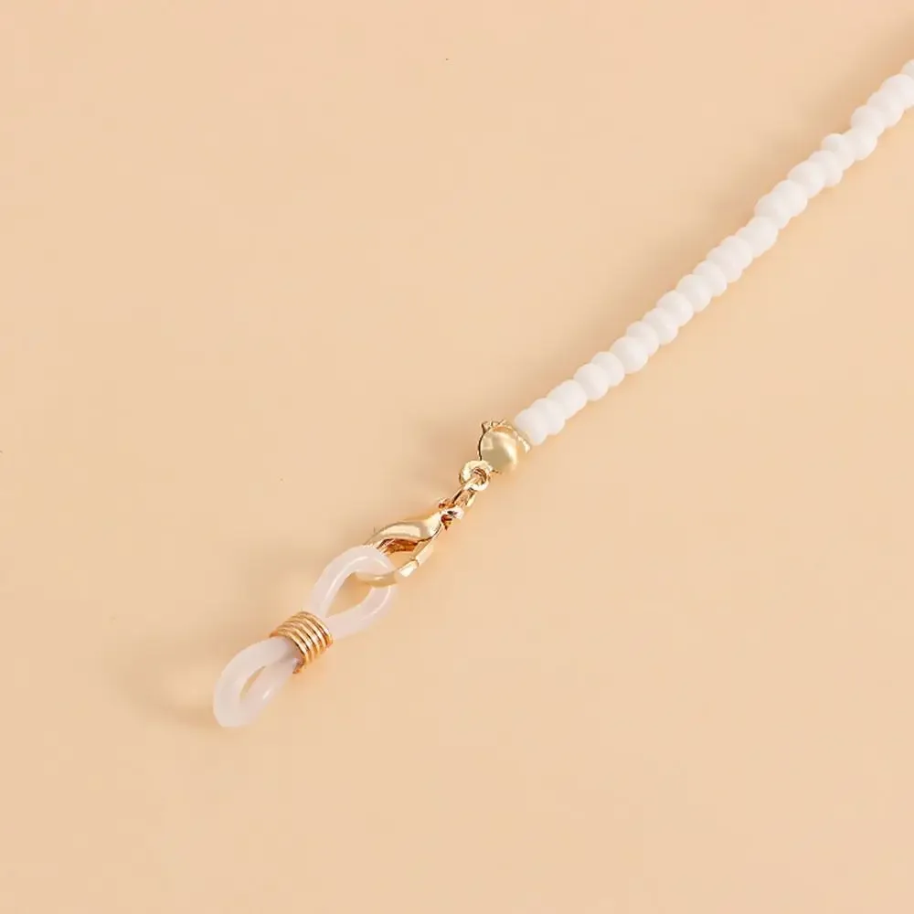 Colorful Rice Beads Eyeglass Chains Trendy Delicate Sunglasses Masking Chains High Quality Antiskid Glasses Hanging Chain