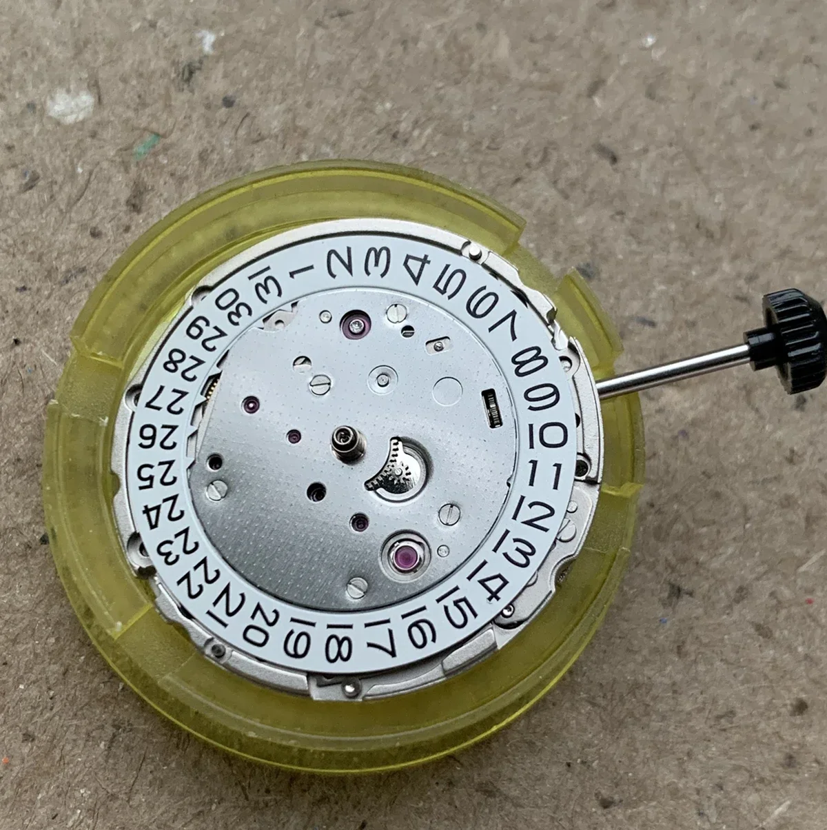 اليابان الأصلي ميوتا 9015 الحركة الميكانيكية رقيقة جدا 24 جواهر التلقائي آلية استبدال الساعات ذاتية الملء