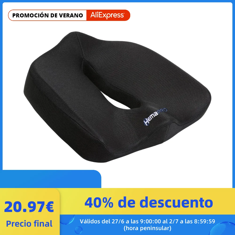 Hemapro cushion to relieve hemorrhoids and correct posture