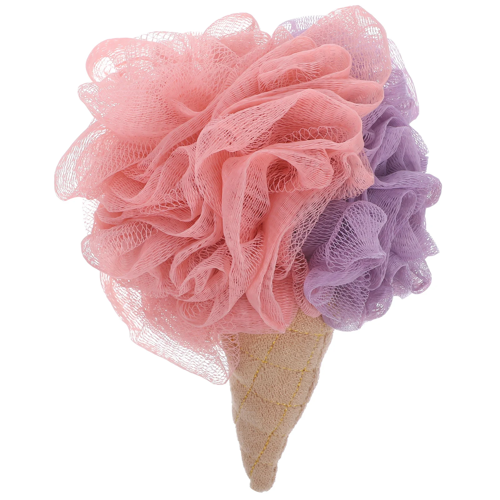 

Очаровательный шарик для душа с эффектом мороженого для отшелушивания и очищения кожи, легкий скрабер для душа с завязками из махрового материала для тела