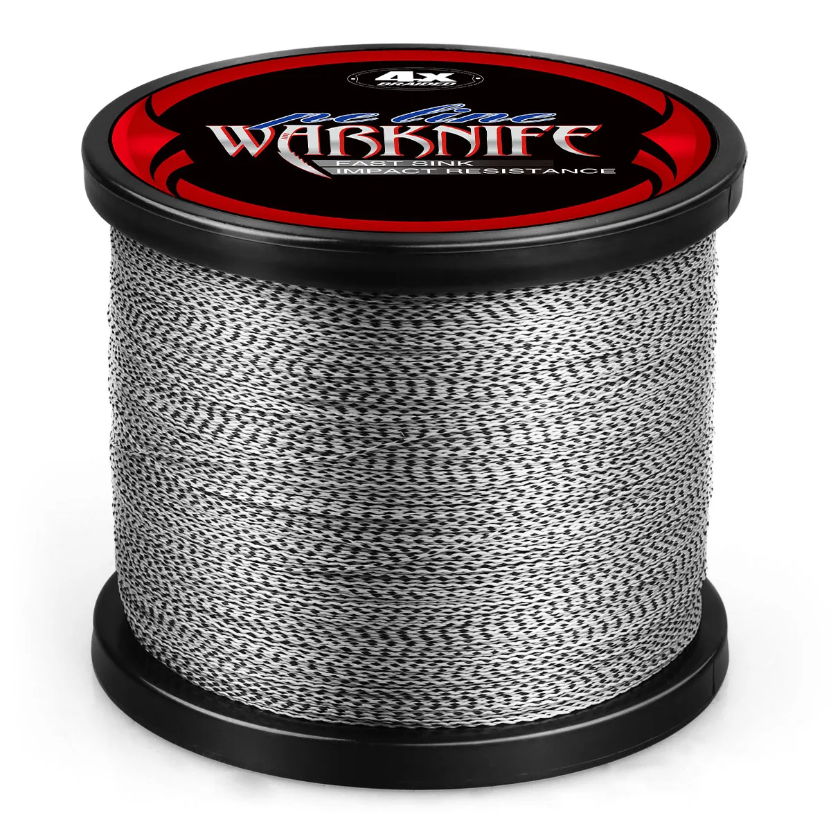 

Warknife Braided Fishing Super Black Mix White Spot Line 100M 300M 500M 1000M 1500M 2000M Carp Fishing PE Wire 4 Strands 6-100LB