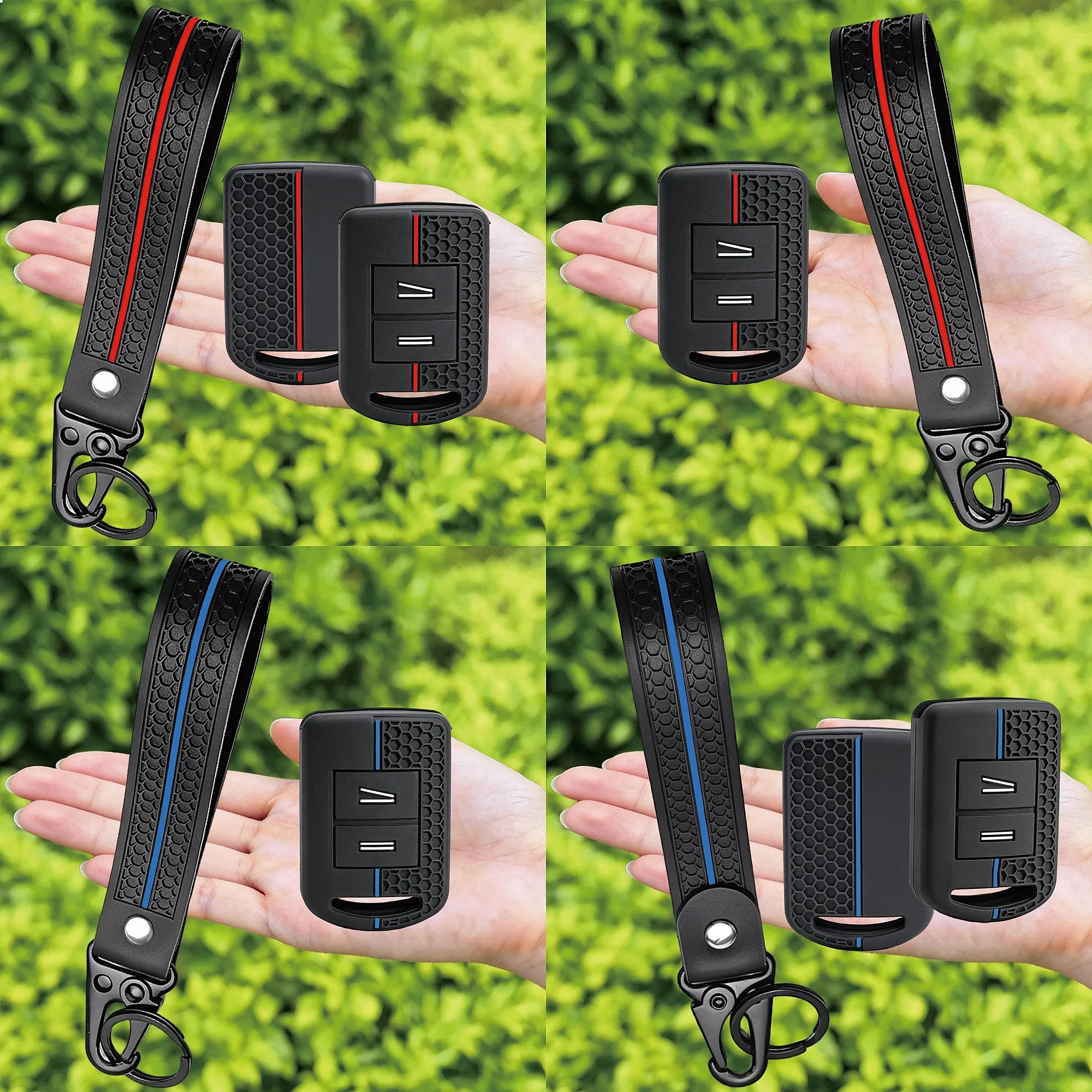 2026 New Keychain For Opel / Vauxhall Agila Corsa C Combo Meriva Tigra 1999-2010 Silicone Car Remote Key Fob Shell Cover Case