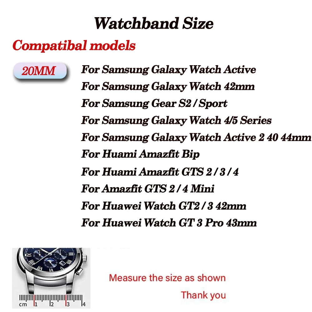 20mm Resin Smartwatch Strap For Xiaomi Huami Amazfit GTS 4/3/2 2E Watchbands Amazfit GTR 42MM/GTS2-4 Mini/BIp Bracelet Accessory