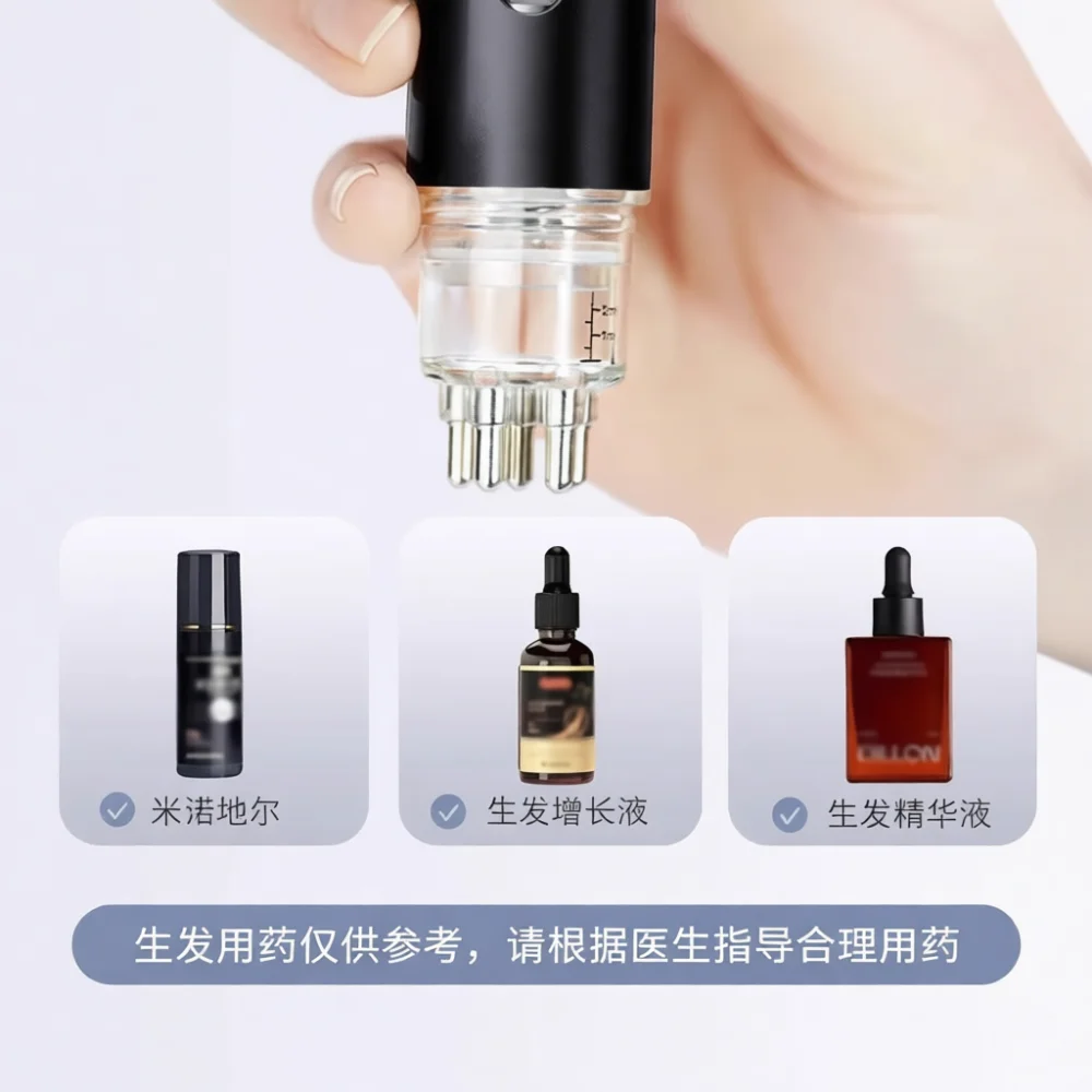 Portable Scalp Serum Applicator Comb Hair Oil Dispenser Massager Tool For Essential Oil Nutrient Delivery And Scalp Stimulation