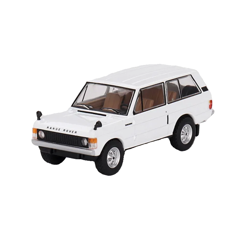 MINI GT 1/64 Land Rover Range Rover، نموذج سيارة ثابت محاكاة مصنوع من خليط معدني، مناسب للهدايا للأصدقاء وألعاب الأطفال.