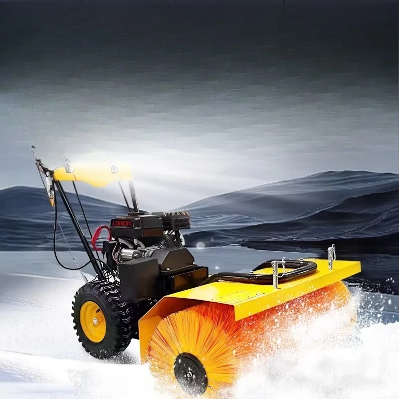 Oil Push by Hand Snowplowow Clearing Equipment Family Expenses Cleaning the Site Snowplow