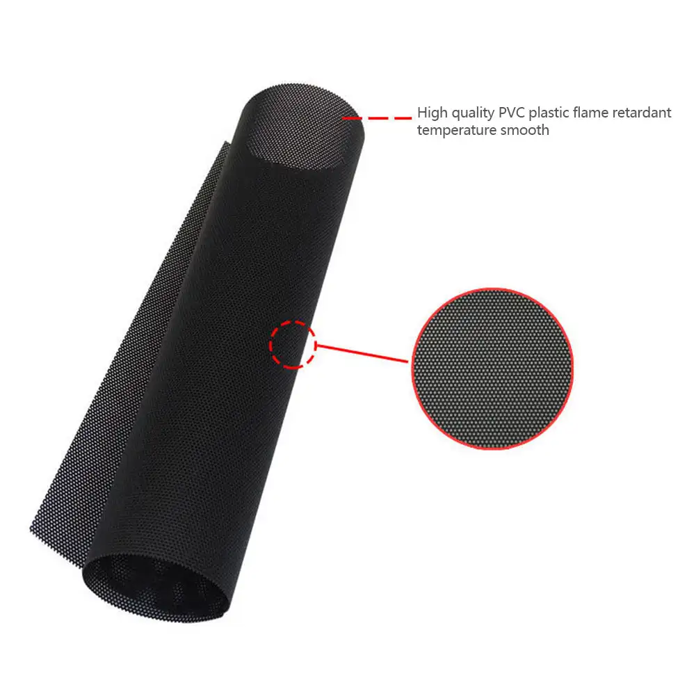 30CM Computer Dustproof Mesh DIY PVC Network Net Case Dustproof Cover PC Case Fan Cooler Dust Filter Chassis Dust Net Cover