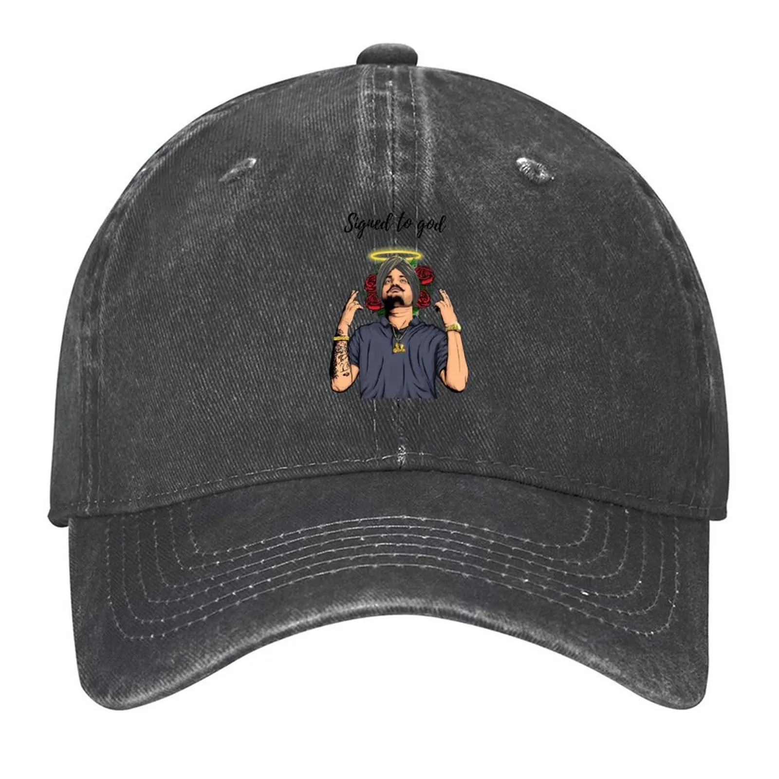 

Sidhu Moose Wala R.I.P Sidhu Moose Wala Miss you Canvas Print Baseball Cap Hat Baseball Cap luxury caps dad hat Ladies Men's