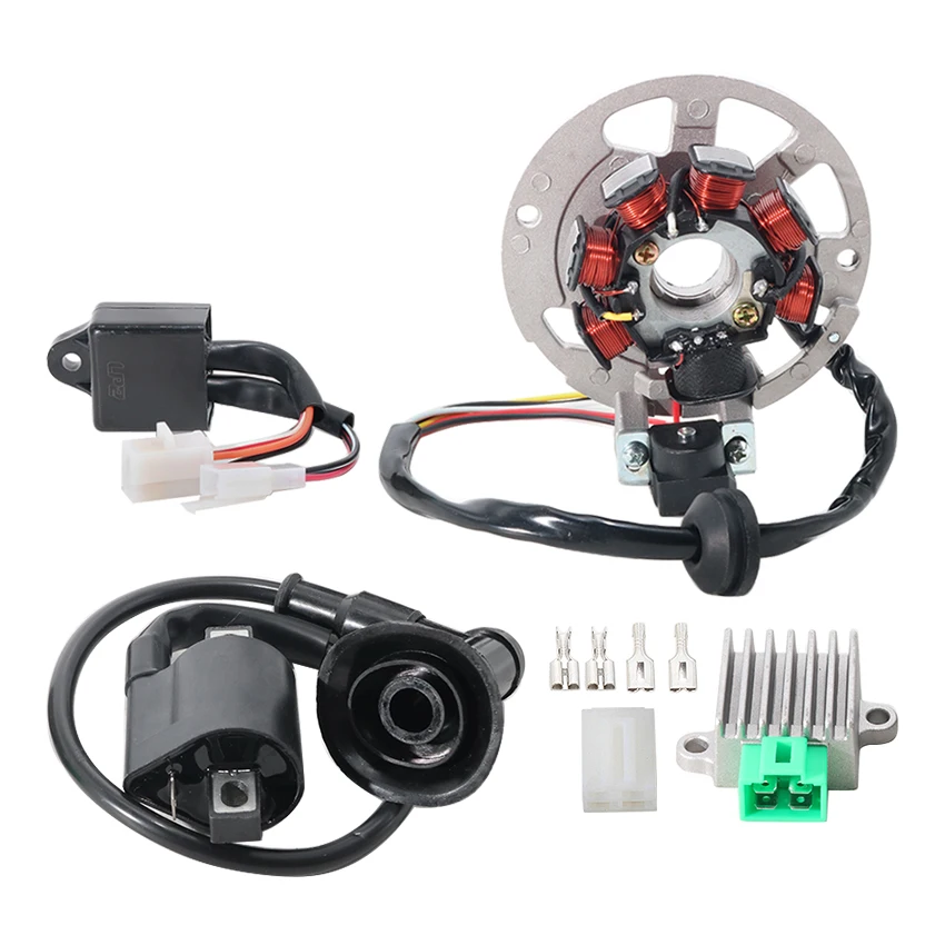 Stator Coil+Regulator +CDI Unit Ass'y INT For Can-Am DS50 DS90 2002-2006 Quest 50 2003