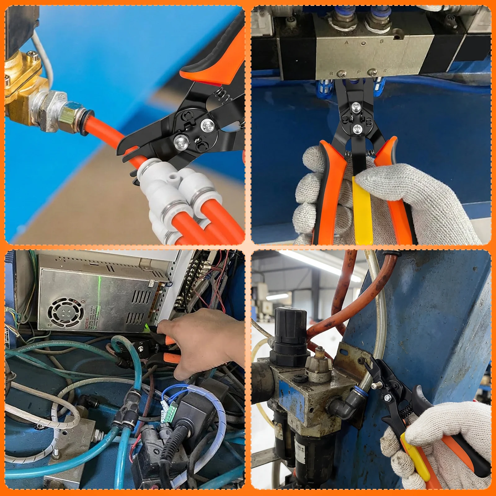 1/2-teiliges Pneumatisches Trennwerkzeug-Set, Luftleitungs-Trennzange, Luftleitungs-Entfernungszange, Steckverbinder-Trennwerkzeuge für Reparaturen – Detail 7