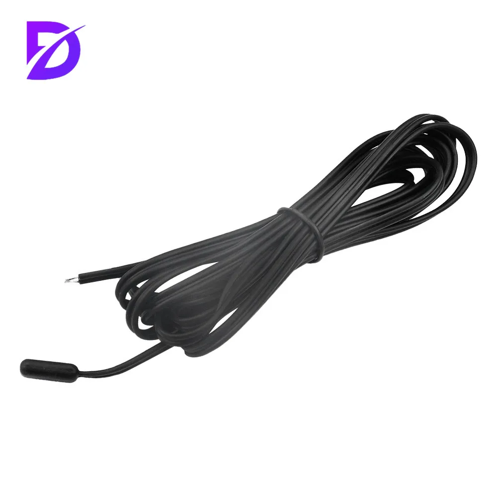 NTC Temperature Sensor 10K NTC B3435 Waterproof Probe Thermistor Accuracy Temperature Sensor Probe 1M