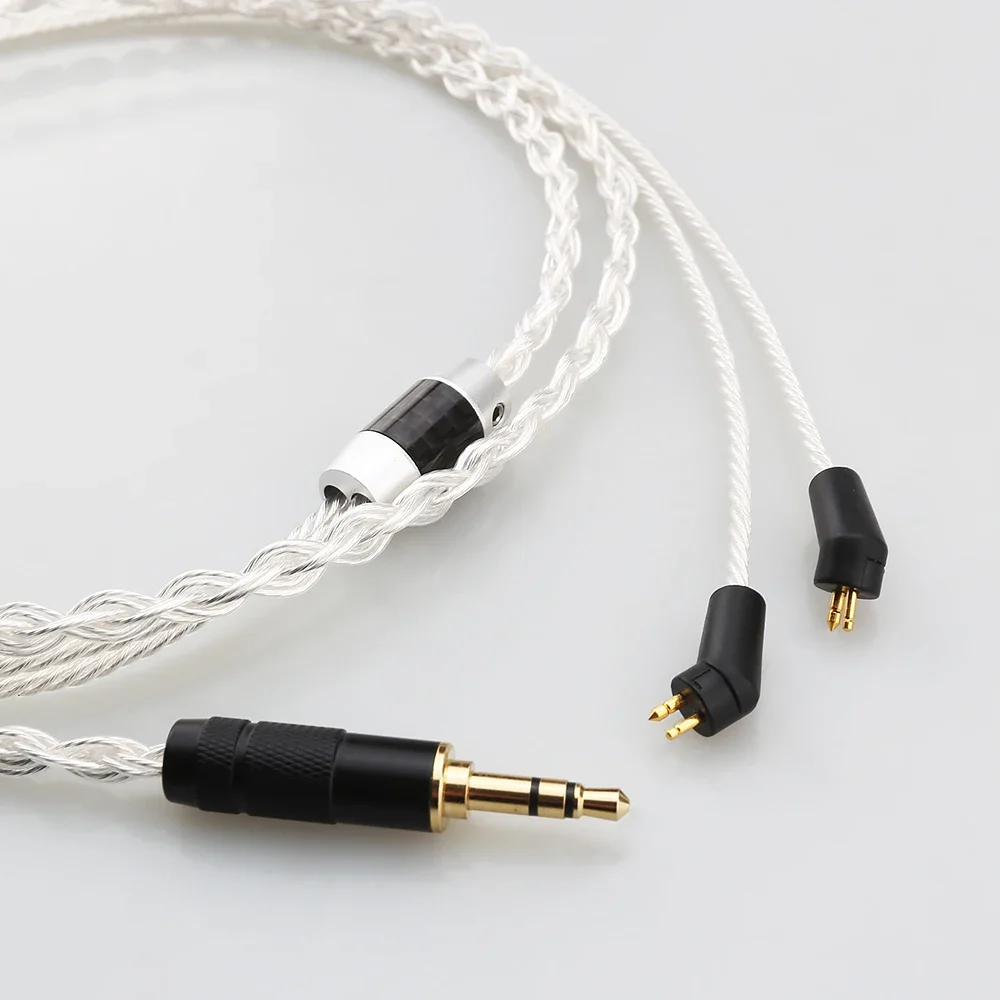 

HIFI 2.5mm/3.5mm/4.4mm/6.35mm 4Pin XLR Balanced 8 Core Silver Plated Earphone Upgrade Cable for ETYMOTIC ER4P ER4B ER4S ER4PT