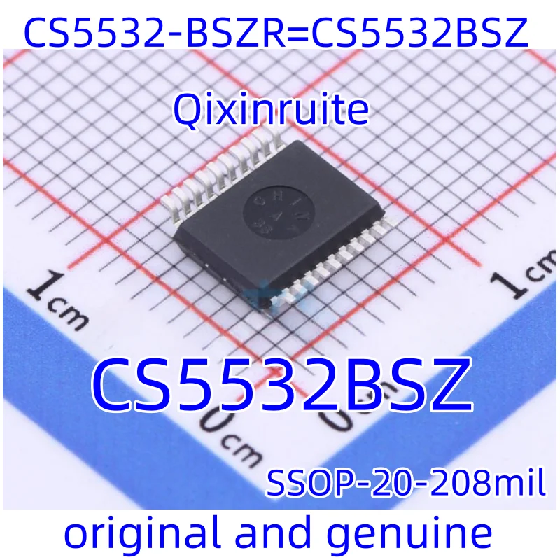 Qixinruite Brand new original genuine CS5532-BSZR=CS5532BSZ CS5532-BSZ SSOP-20 24 bit analog-to-digital conversion chip ADC