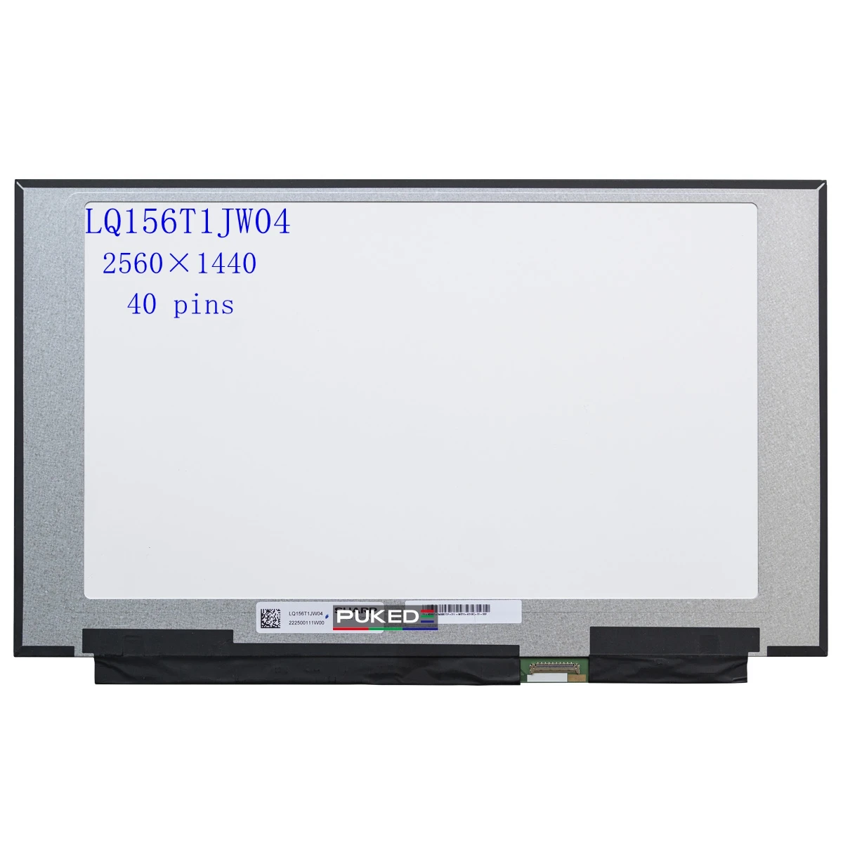 

ЖК-экран для ноутбука 15,6 дюйма 240 Гц LQ156T1JW04 QHD 2560x144 0 IPS, замена игровой панели дисплея, 40 контактов eDP