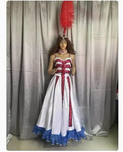 

France CanCan Dance Dress Women Opening Stage Classical