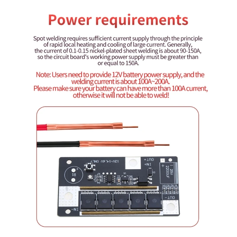 แบบพกพา 12V แบตเตอรี่จุดเชื่อมเครื่อง 5-เกียร์แผงวงจร DIY เชื่อมอุปกรณ์ Spot เครื่องเชื่อมเครื่อง