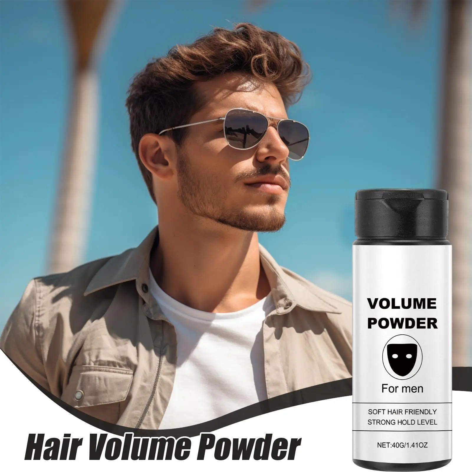 40g Hair Texture Power Volumizing Hair Long-Lasting Oil Control Fluffy Hair Powder For Men Enhancing Styling Hair CareTreatment