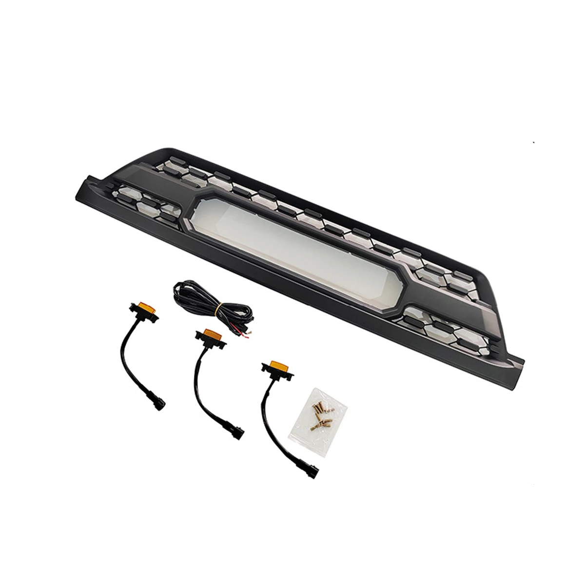 Calandre avant adaptée aux lumières LED, pare-chocs en tissu supérieur pour Toyota 4RUNNER 2002, 2003, 2004, 2005, calandre centrale, grille d'admission d'air