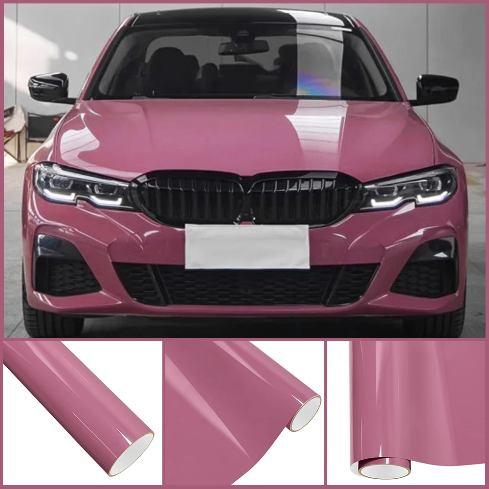 

Глянцевая ПЭТ платиновая тюльпан розовая автомобильная пленка виниловая пленка ПВХ наклейка на капот двигателя автомобиля самоклеящаяся пленка для украшения кузова мотоцикла