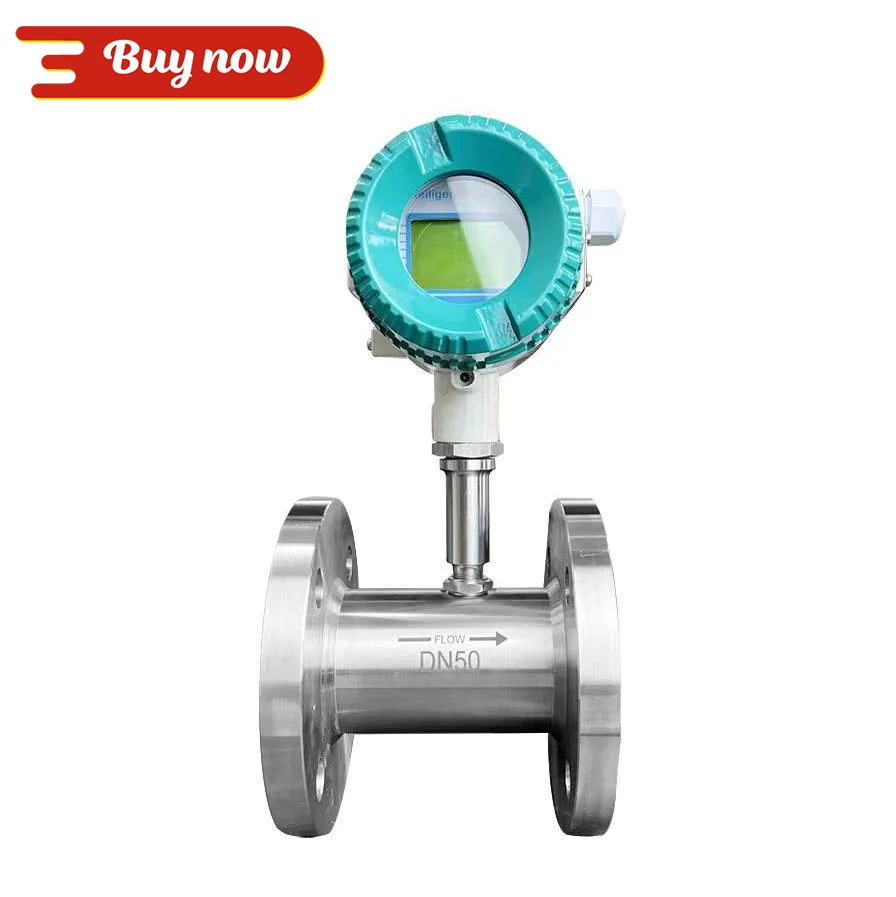 

4-20mA Pulse RS485 Battery Pure Water Flowmeter SS304 SS316L Diesel Fuel Edible Oil Medidor De Flujo Turbine Flow Meter