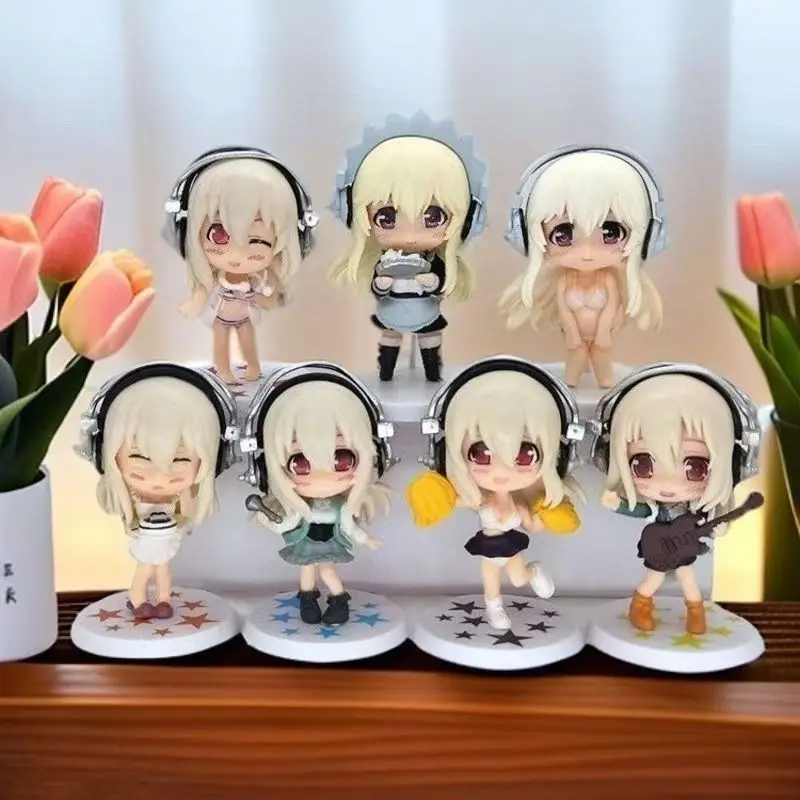 

10CM SUPER SONICO Cute Anime Figure Blind Box Toy Suitable for Collecting Boys and Girls Gift